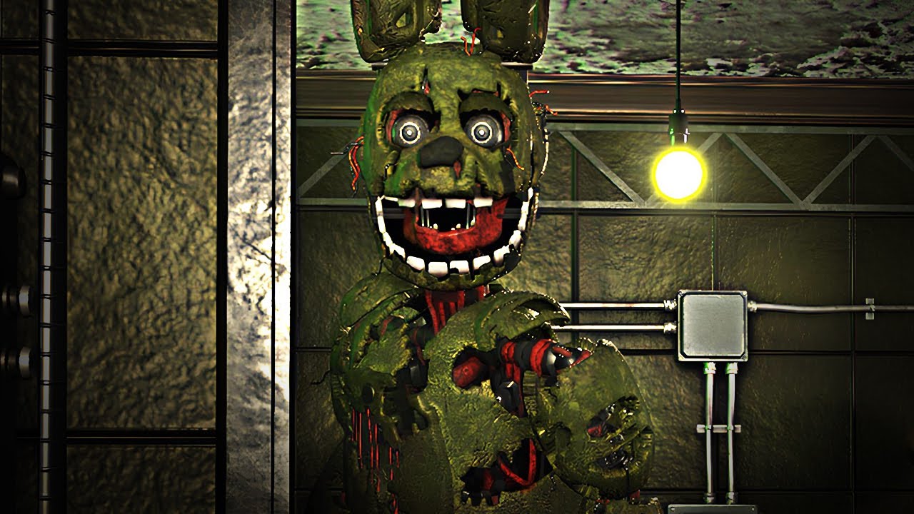 PRESO com o SPRINGTRAP no ROBLOX 💀 | Roblox FNAF Coop (Parte 2)