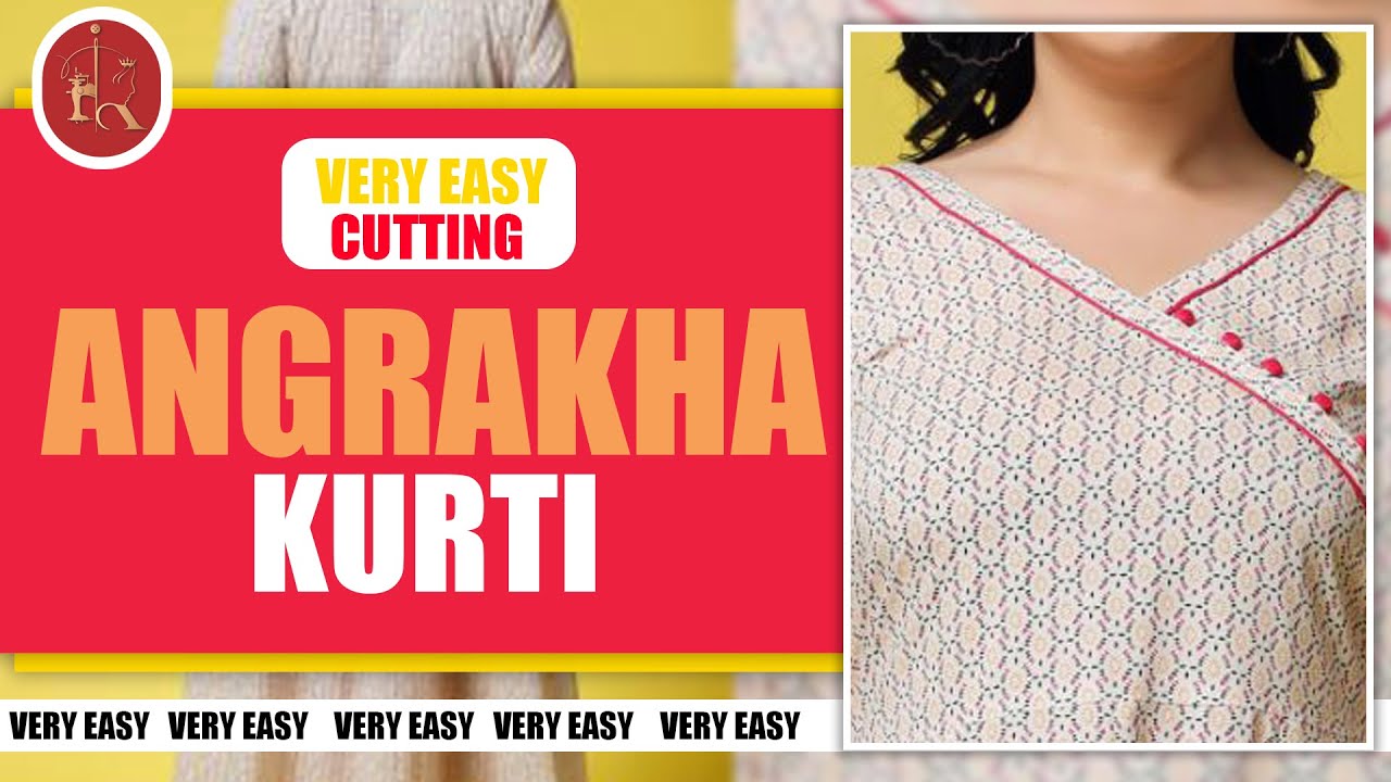 Angrakha style कुर्ती बनाना सीखें || Very Easy Cutting || @talentedrituinsan
