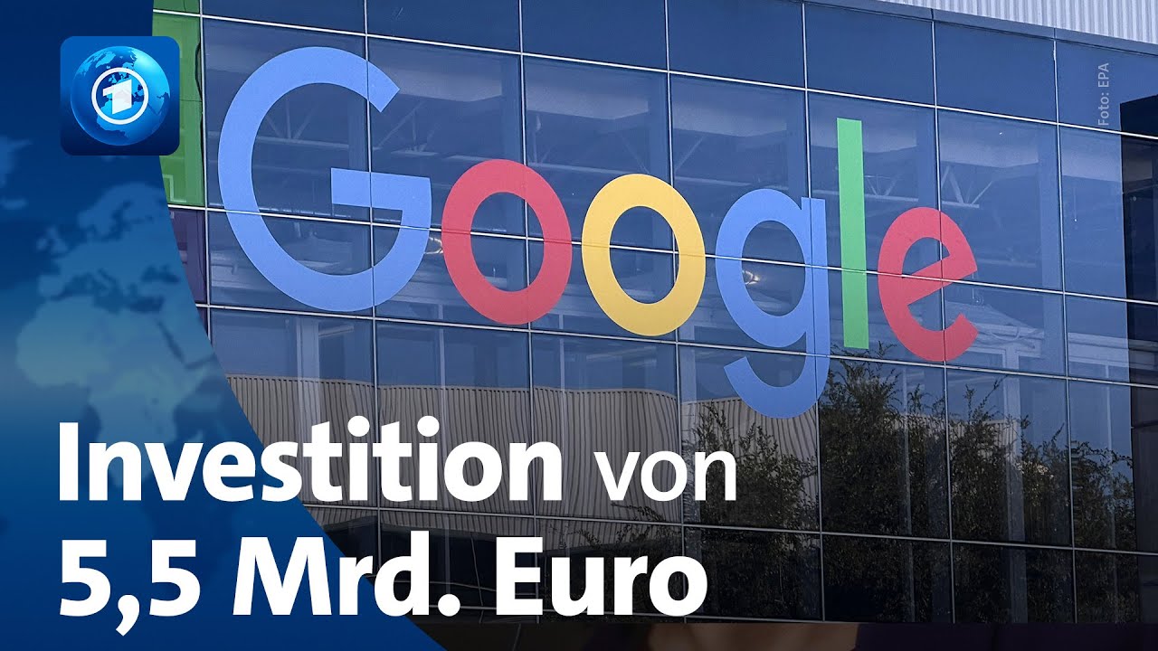 🌍  tagesschau24 Top-Thema, 10.11.2025 | Google will in Deutschland investieren