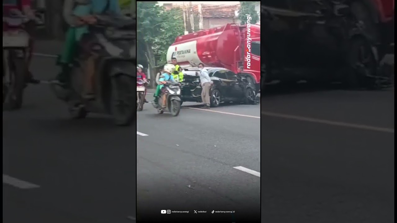 INFO AWAL: Terjadi kecelakaan di Jalan Letjen S Parman, Pakis, Banyuwangi