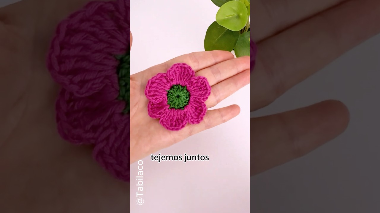 [PASO A PASO] Tejer FLOR A CROCHET