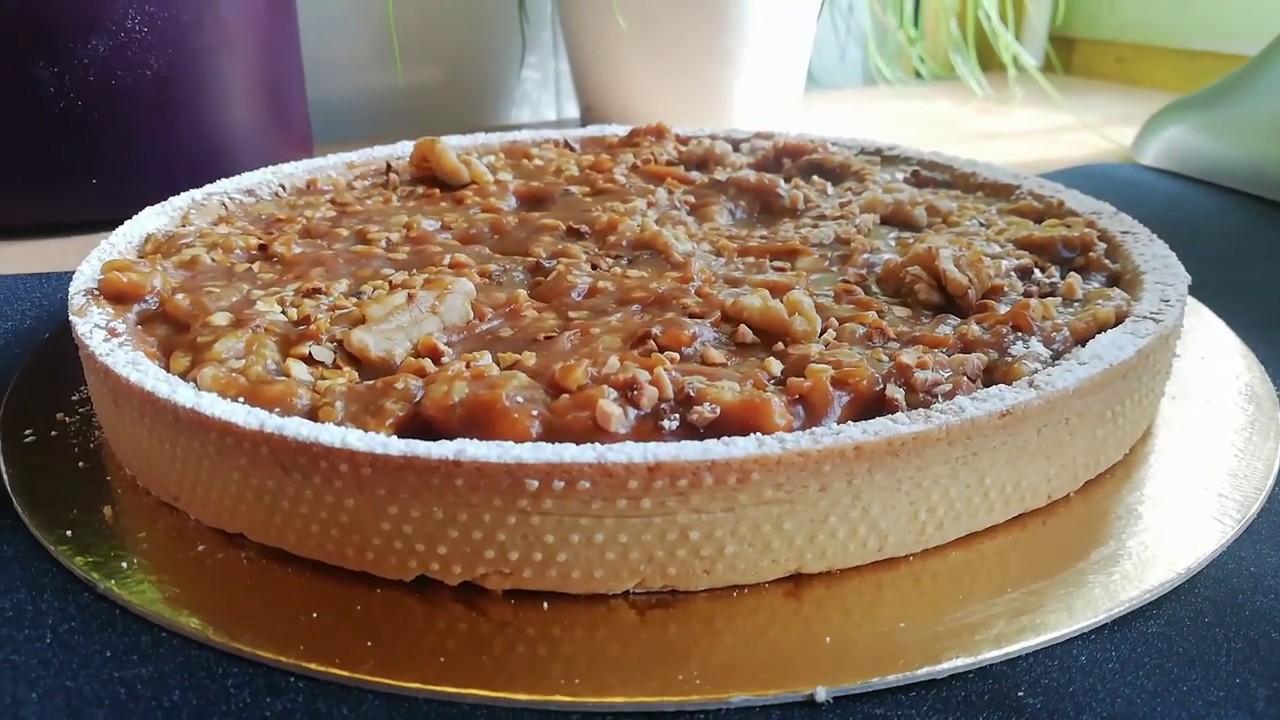 Tarte au noix طورطه بالكركاع ولا اروع
