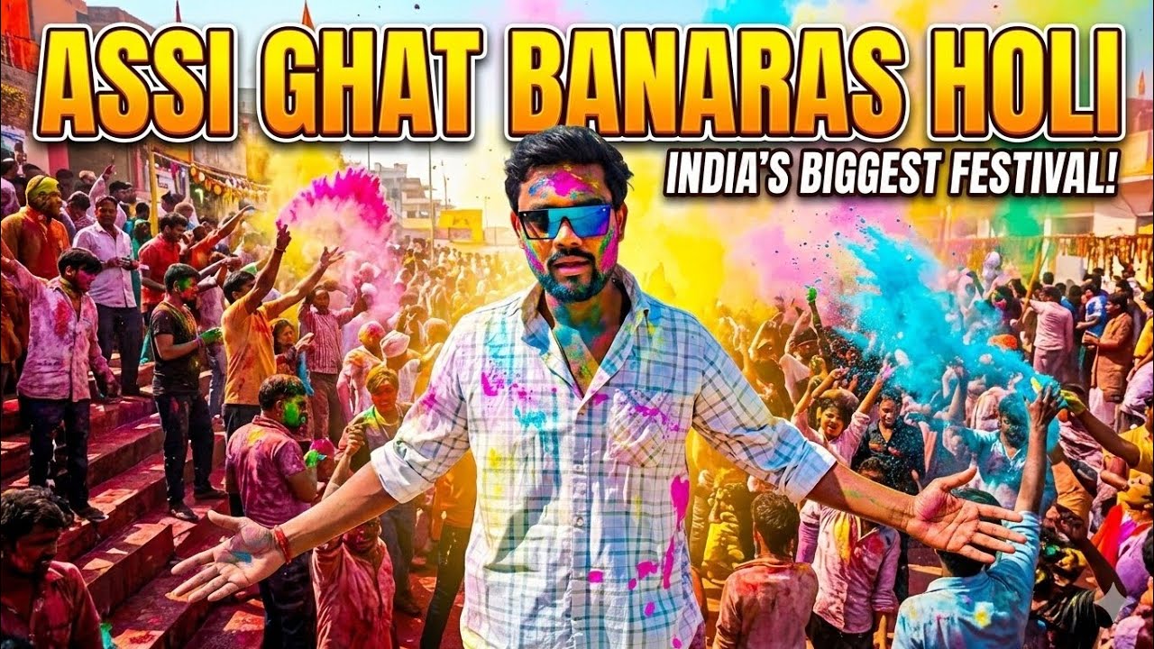 BANARAS KI HOLI 🎉🥳
