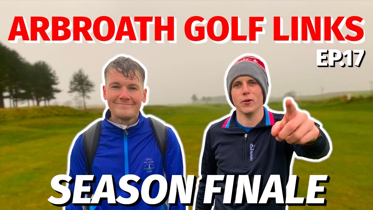 Как играть в гольф под проливным дождём! | Arbroath Golf Links | Аззи против Скотта №17