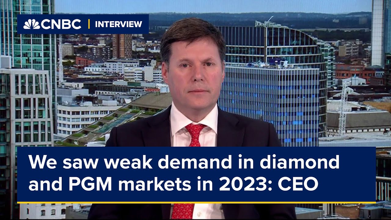 We saw weak demand in diamond and PGM markets in 2023: CEO