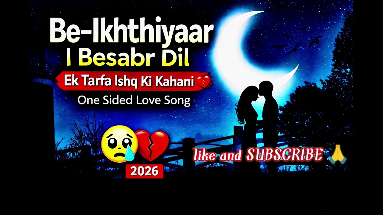 Be-Ikhthiyaar (Besabr Dil) 💔 | Ek Tarfa Ishq Ki Kahani | Heart Touching Sad Song 2026#trending#virel