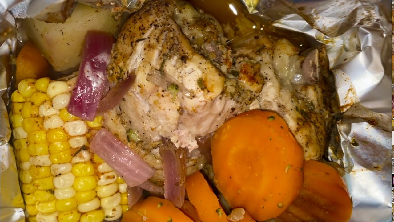 THE BEST CHICKEN FOIL PACKET| EASY RECIPE| MAMA CINNAMON
