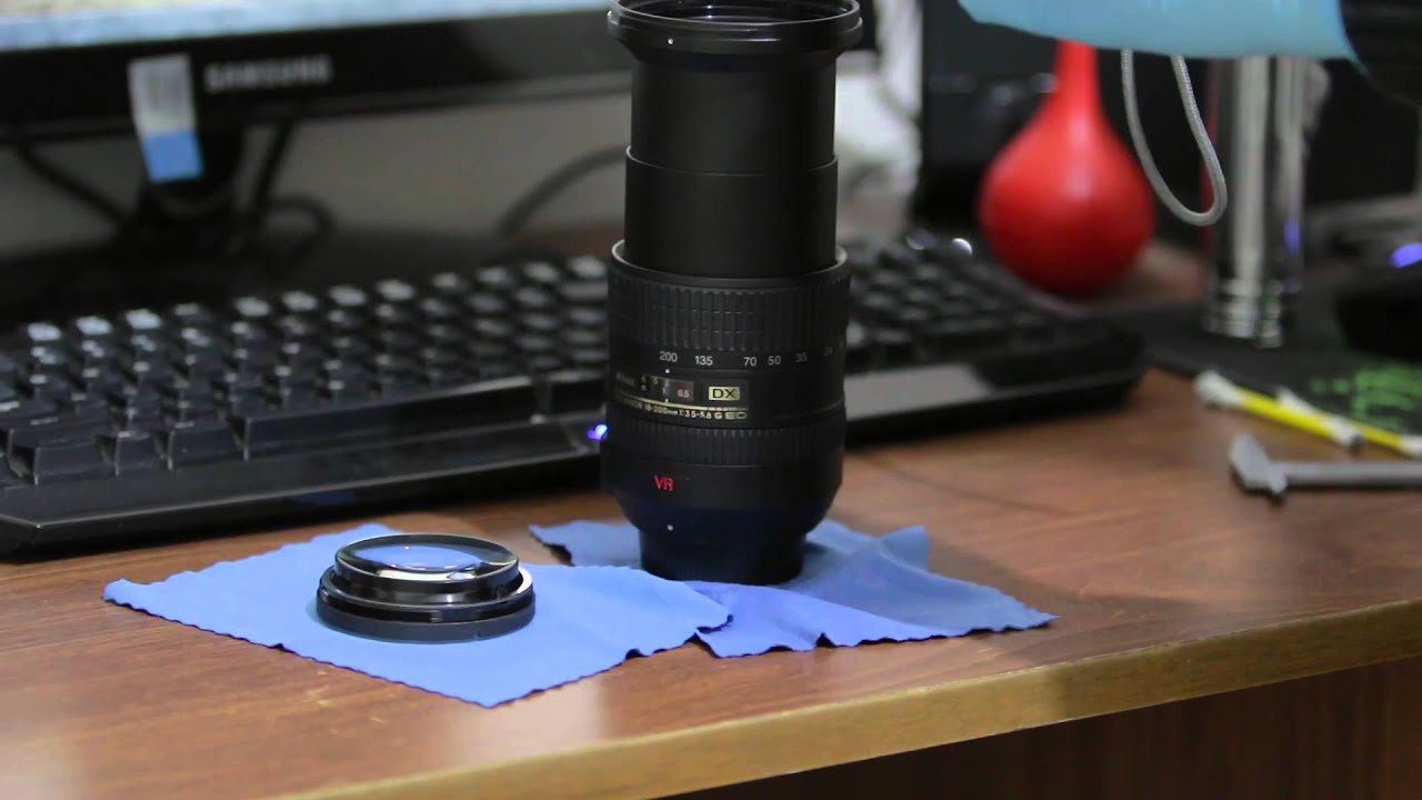 Nikkor AF-S DX 18-200 mm - Front Element Cleaning - Part I