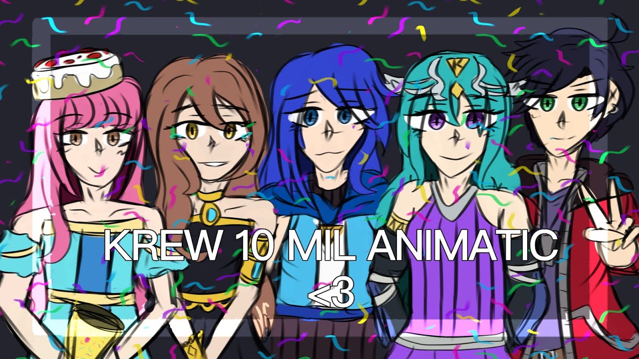[🎊] KREW 10 MILLION!! // itsfunneh - 10 mil gift // animatic