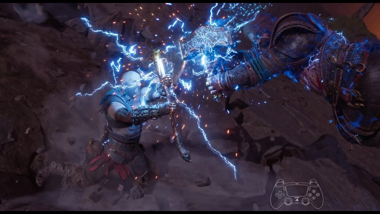 God of war Ragnarok Kratos vs Thor Final Fight -GMGOW No Damage (PS5)