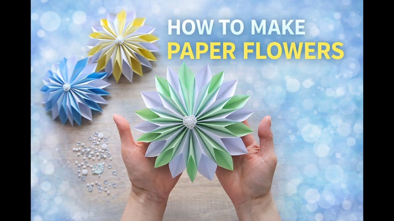 DIY Paper Snowflake ❄️ | Stunning & Easy Christmas Ornament ❄️ Papierowy płatek śniegu 3D DIY ❄️