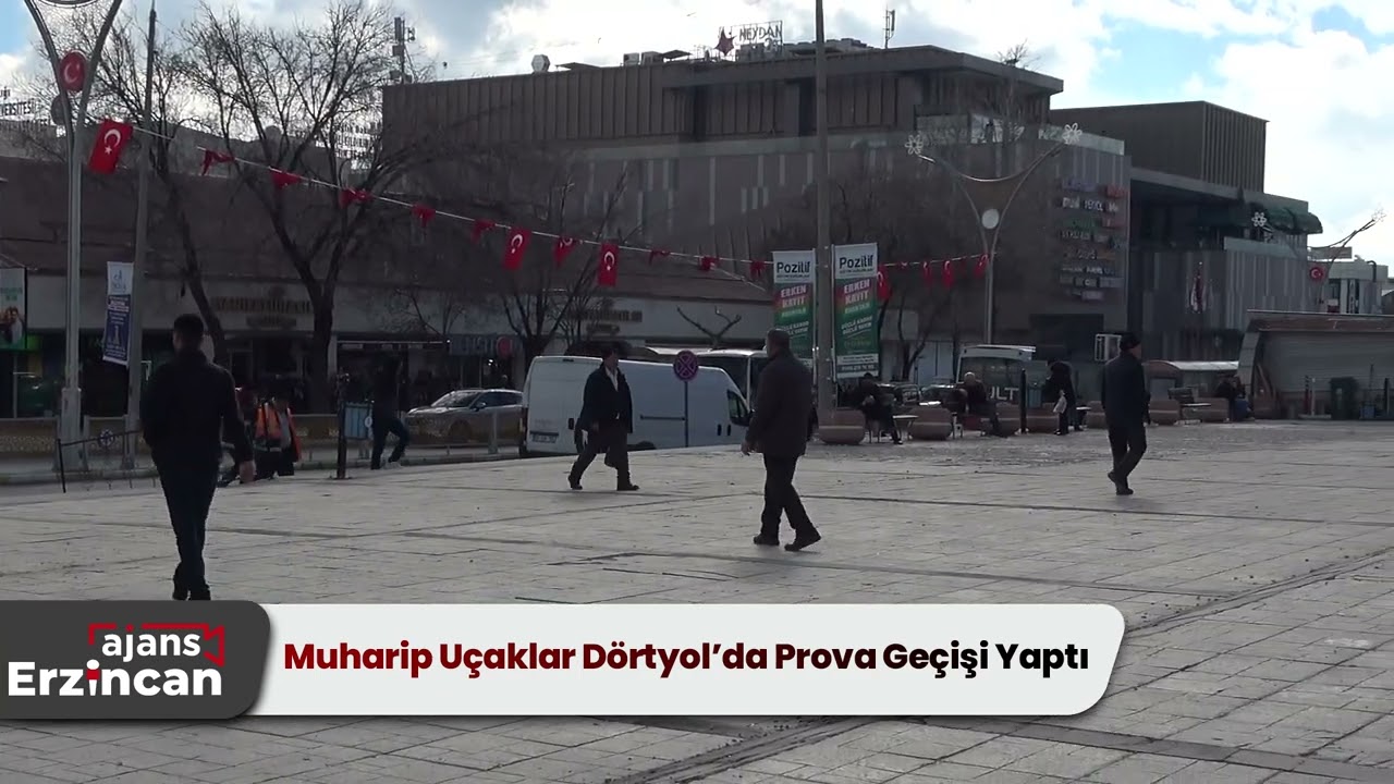Muharip Uçaklar Dörtyol’da Prova Geçişi Yaptı