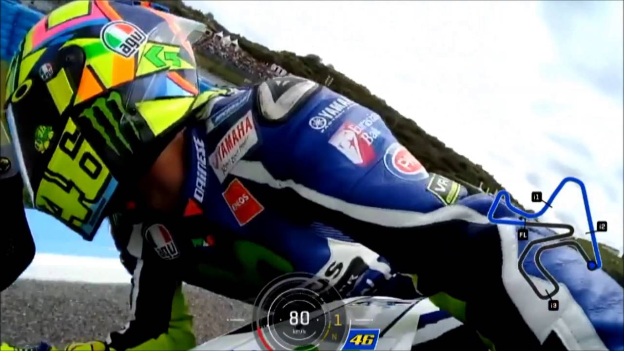 Valentino Rossi pole position lap Jerez 2016 - on board view ᴴᴰ