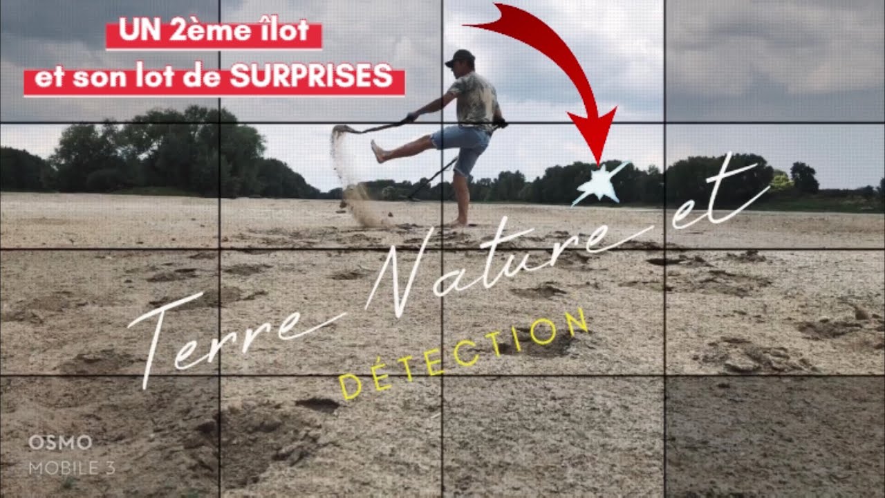 DÉTECTION DE MÉTAUX SUR UN ÎLOT EN PLEIN MILIEU DE LA LOIRE