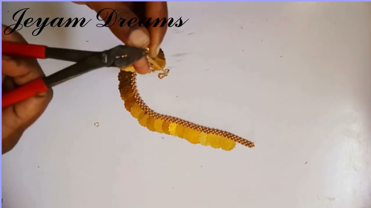 Traditional South Indian Kassu Malai Making | Easy Handmade Jewelry | அழகான காசு மாலை செய்வது எப்படி