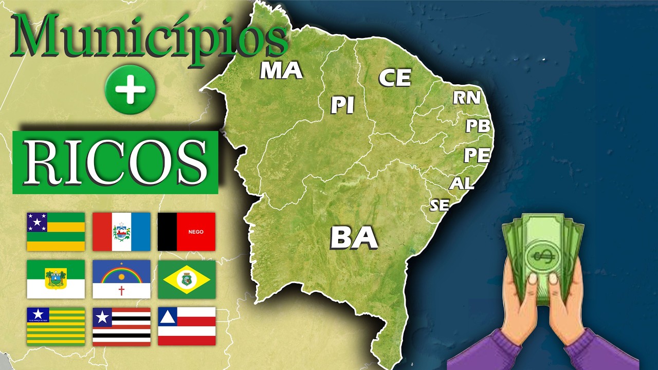 Os 30 Municípios Mais Ricos do NORDESTE do Brasil – As Grandes Potências do Nordeste