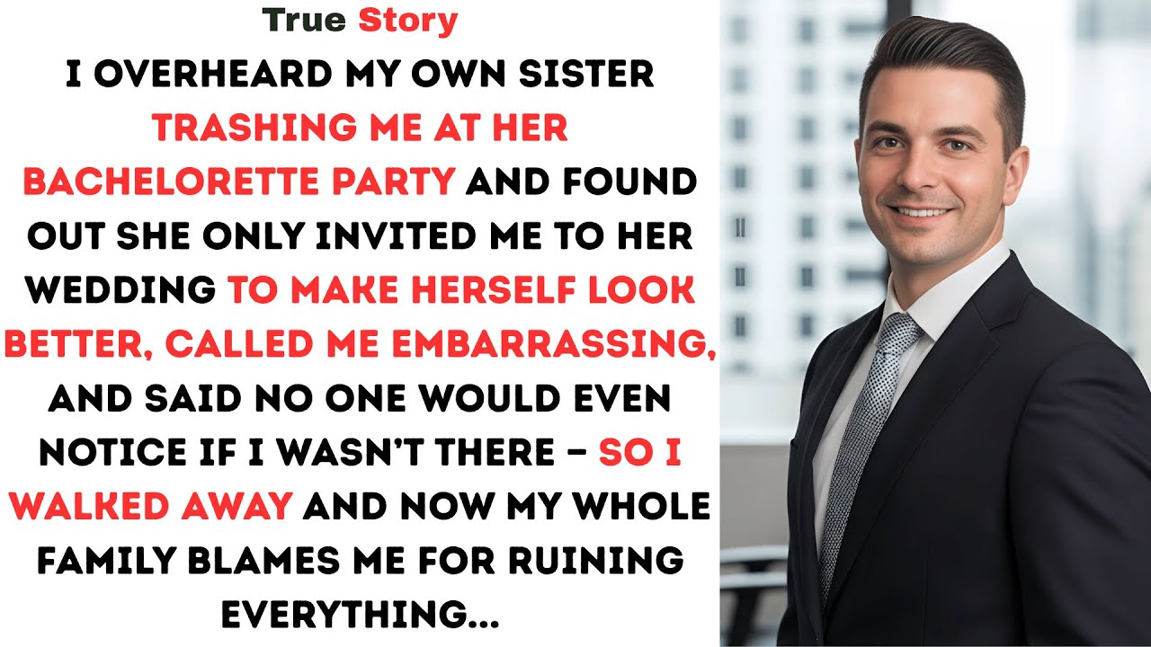 My Sister Only Invited Me to Her Wedding to Look Better - I Finally Said No and My Family Turned...