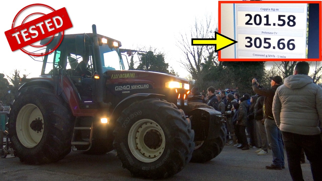 TRACTOR TEST: VERA POTENZA SU BANCO PROVA!