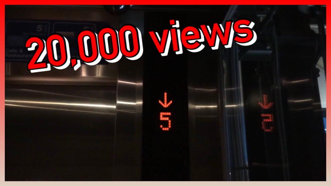 Terminal 21 Asoke Bangkok ** Mitsubishi Traction Scenic Elevators [Shuttle]
