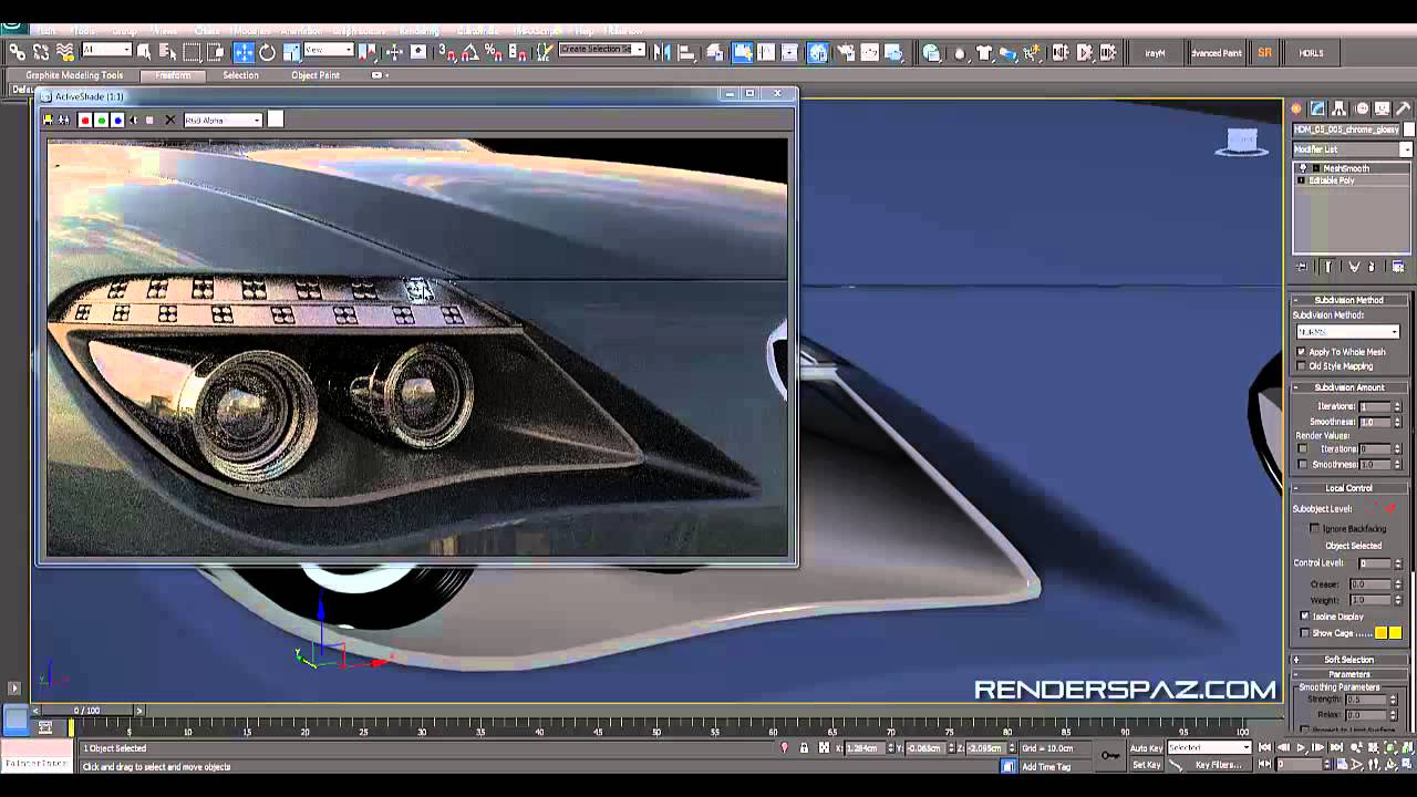 Tutorial: Vray Car Headlights (LED's)