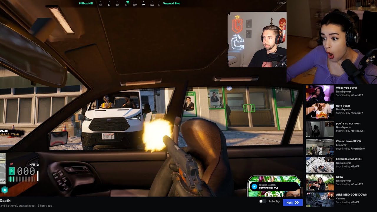Nora Reacts to Hilarious GTA RP Clips and More | NoPixel 4.0