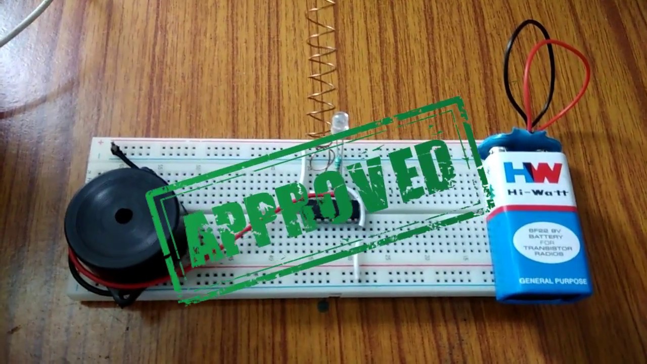 Make wireless voltage Detector at home || wireless tester