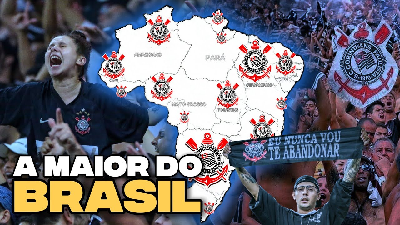 VOCÊ SABIA QUE O CORINTHIANS TEM TORCIDAS EM TODAS CAPITAIS DO BRASIL?