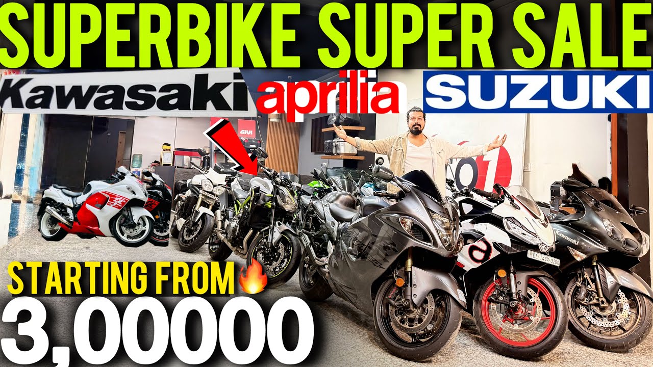Budget🔥Superbike collection Moto 1 Delhi under 3lakh Aprilia 457 Ninja Z900 Ninja 650 Hayabusa gen,2