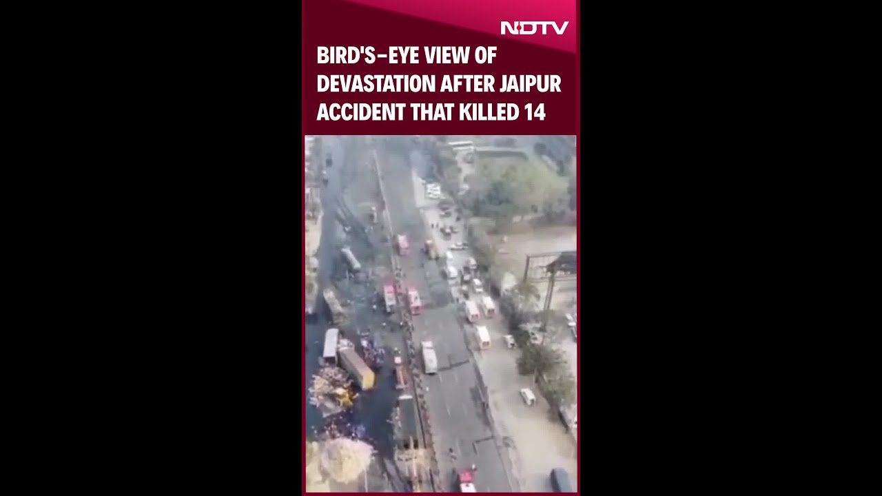 Jaipur News Today | Bird's-Eye View Of Devastation After Jaipur Accident That Killed 12