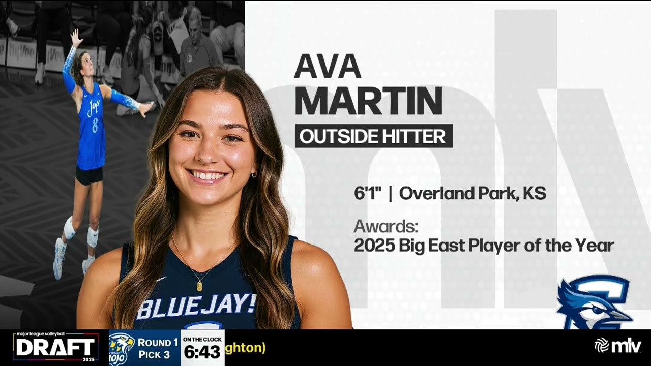 Ava Martin Drafted No. 2 Overall | Full 2025 MLV Draft Moment