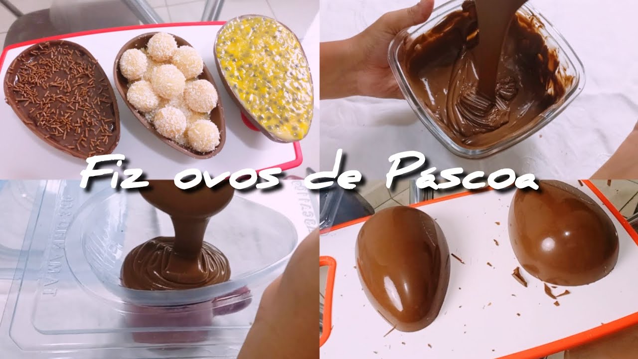 Como FAZER ovos  de Páscoa?| Brigadeiro, beijinho e maracujá 😋