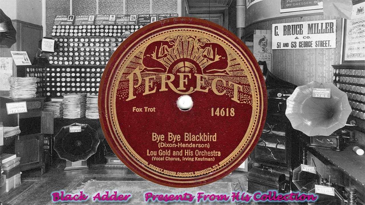 Lou Gold & His Orch - Bye Bye Blackbird(1926)