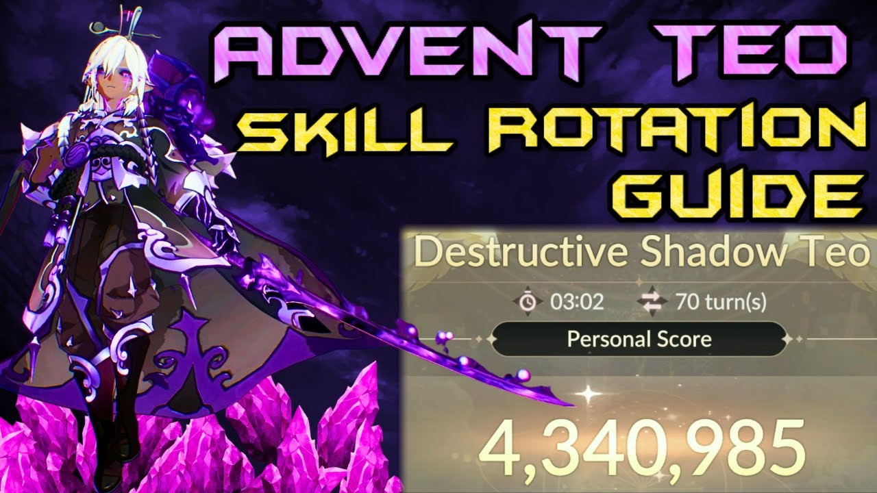 Advent Teo Skill Rotation Guide - 4.3m Score | Seven Knights Rebirth