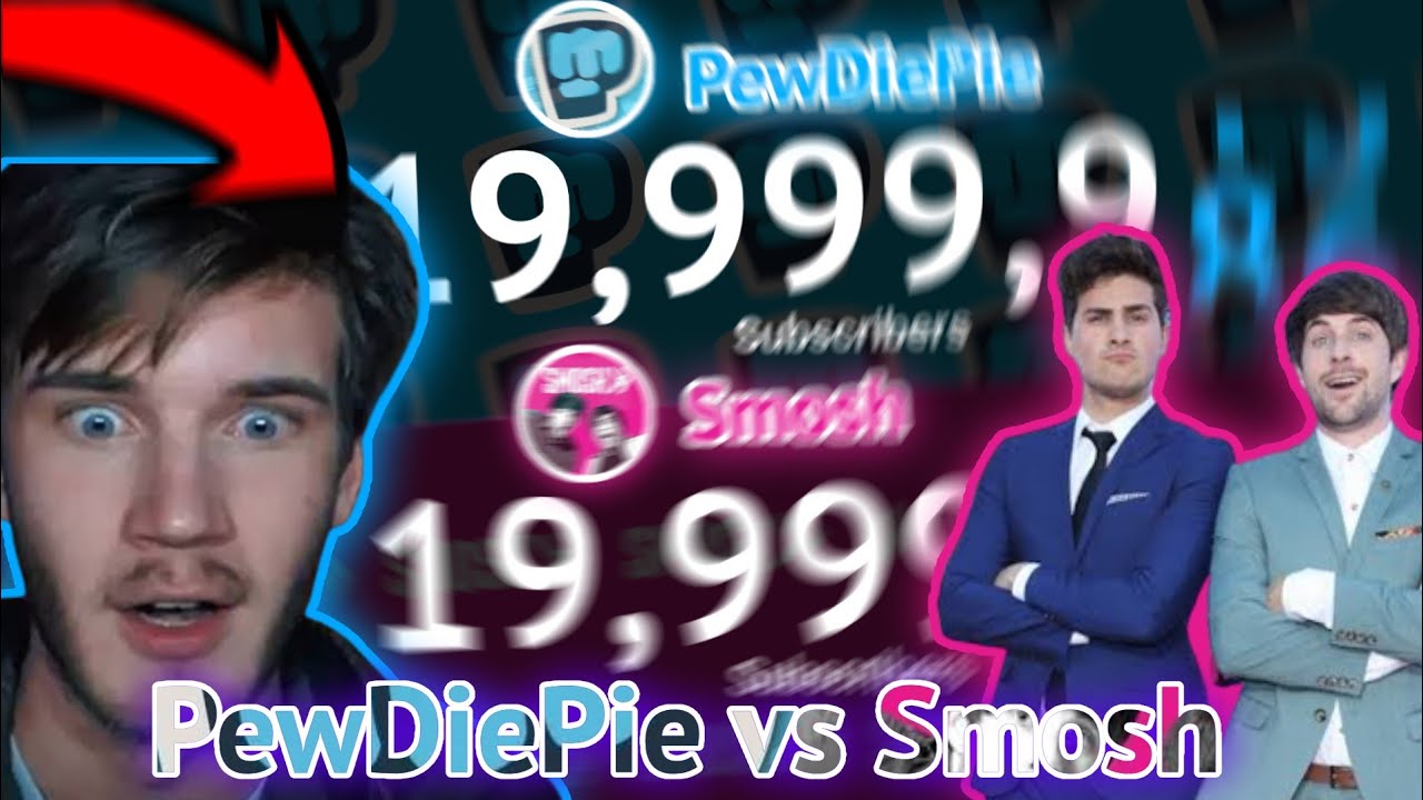 What If Smosh and PewDiePie have a subscribers war?