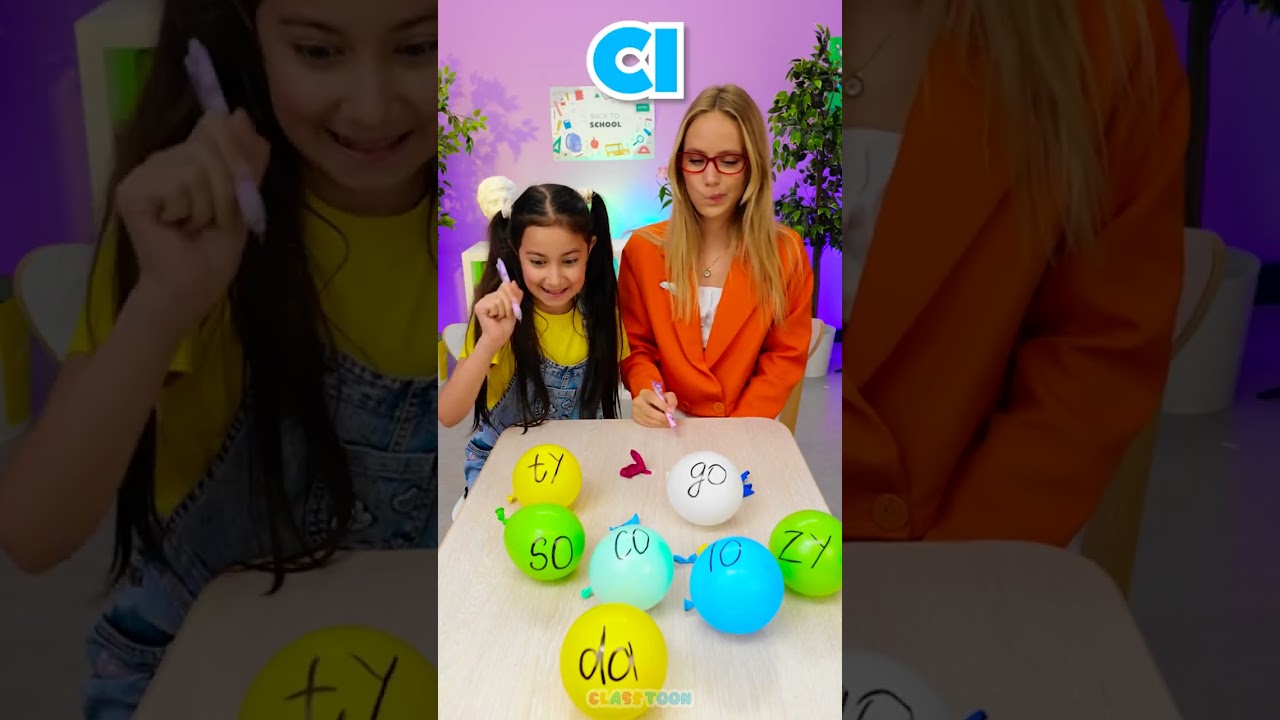Kids, Let&rsquo;s Build Words 🎈 With Fun Balloon Game ❗️ #fun #creative