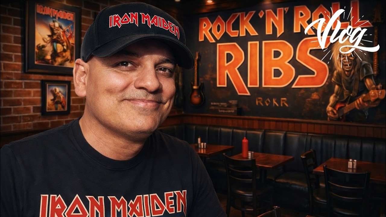 Así es ROCK N ROLL RIBS el restaurante temático de IRON MAIDEN 🎸