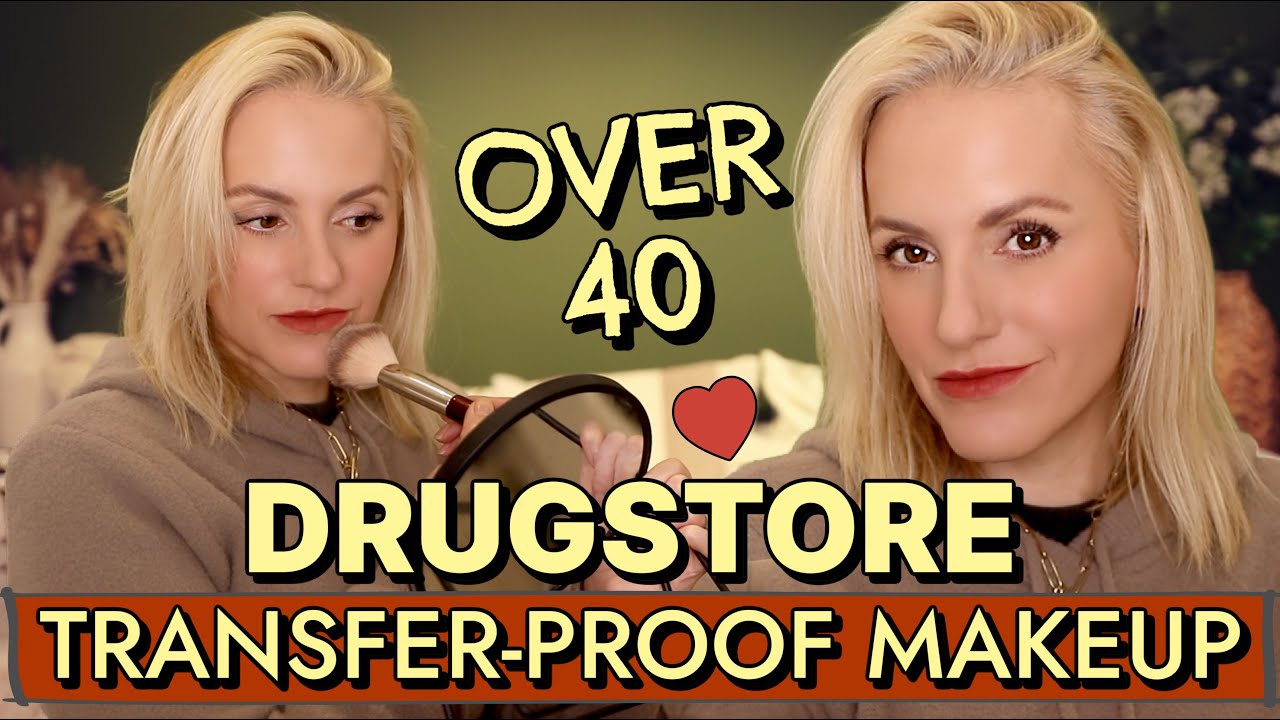 AFFORDABLE TRANSFER-PROOF MAKEUP | over 40 makeup | Get Ready With Me