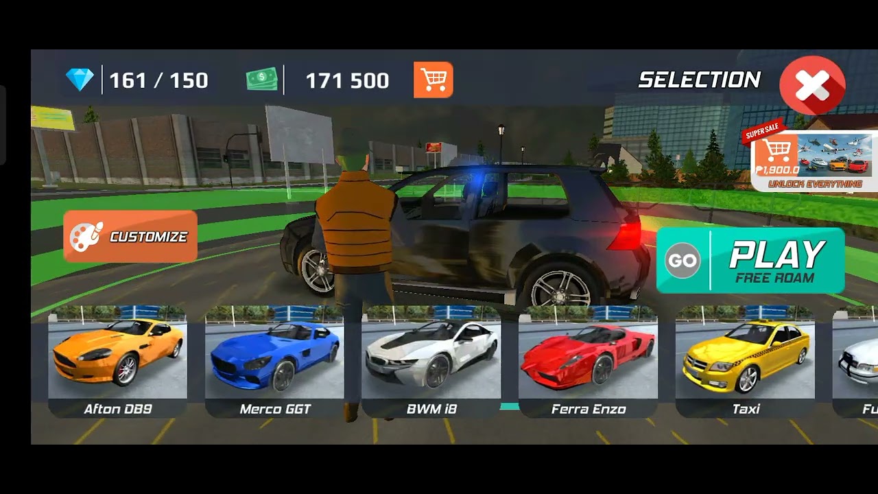 all 3 police car