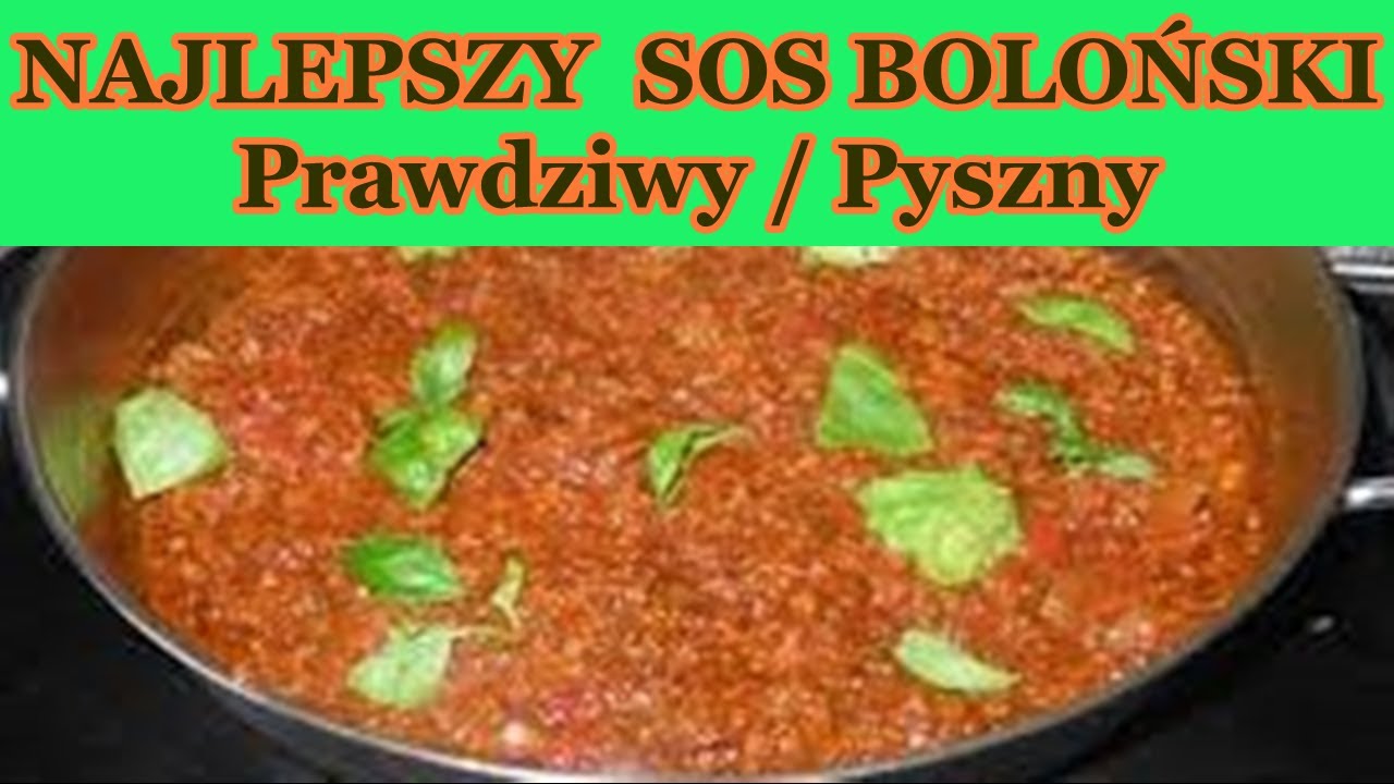 SPAGHETTI SOS POMIDOROWY PRZEPIS Z MIĘSA MIELONEGO bolognese/ bolońskim Nr.77 -Bardzo smaczne  🧡😋