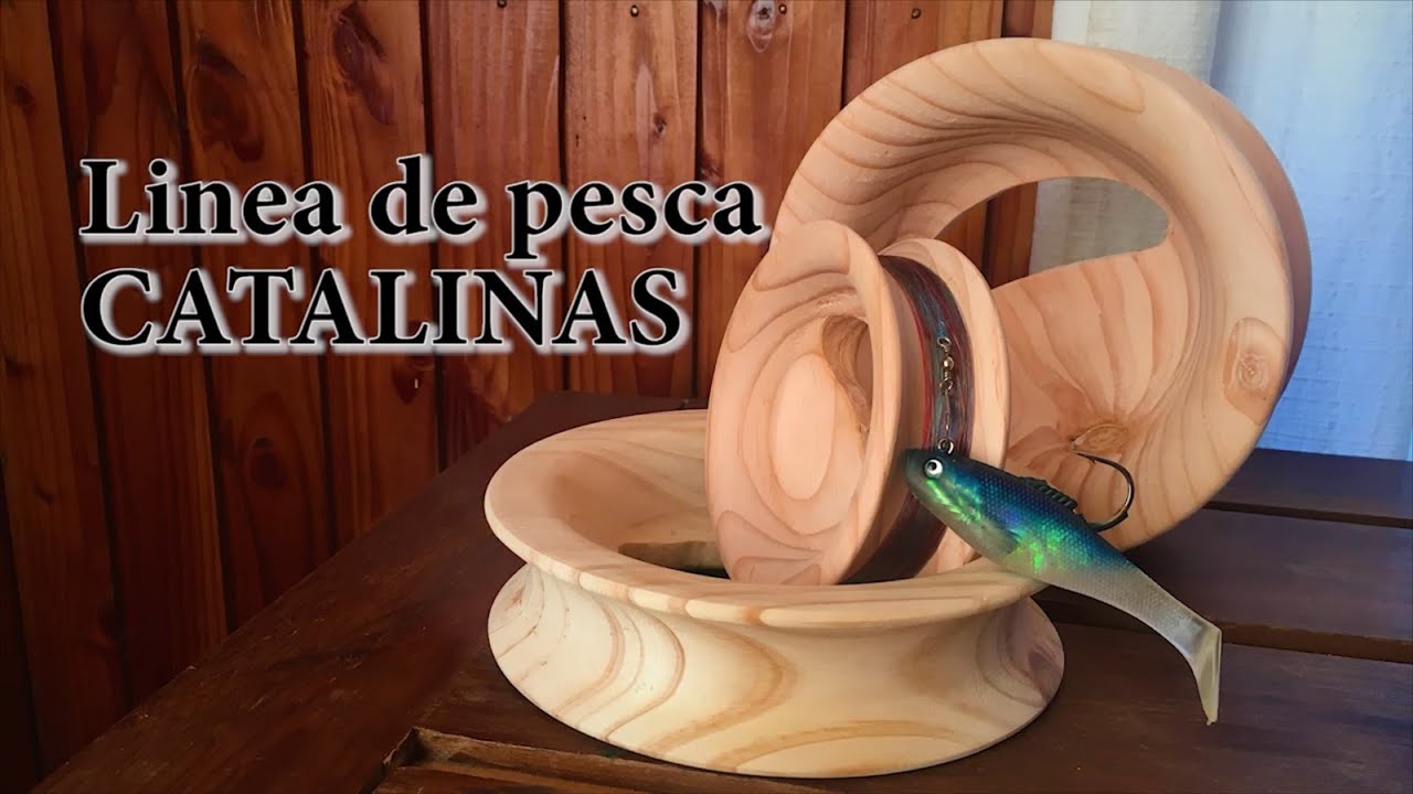 Linea de PESCA │ Catalinas │ Instrumentos de PESCA │ TORNADO en MADERA