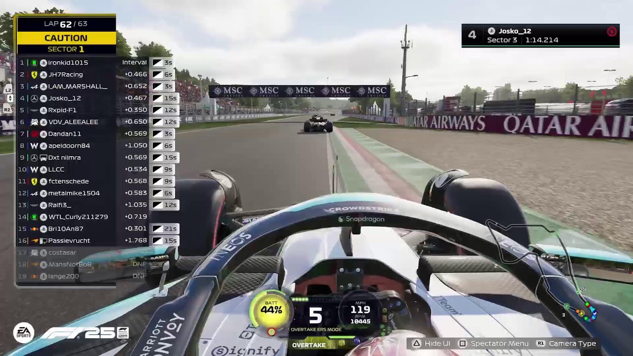Erl wall-e-neil f1 Round 1