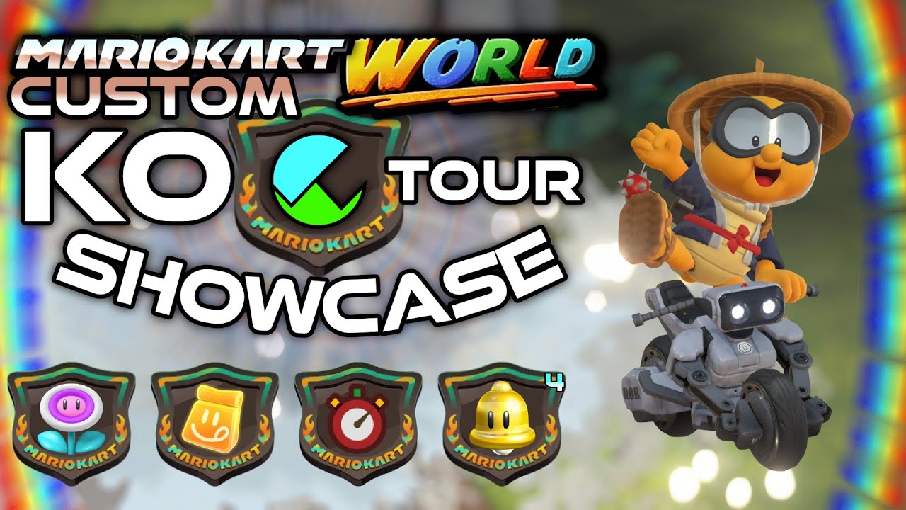 Демонстрация режима CUSTOM Knockout Tour в Mario Kart World! (Эпизод 13)