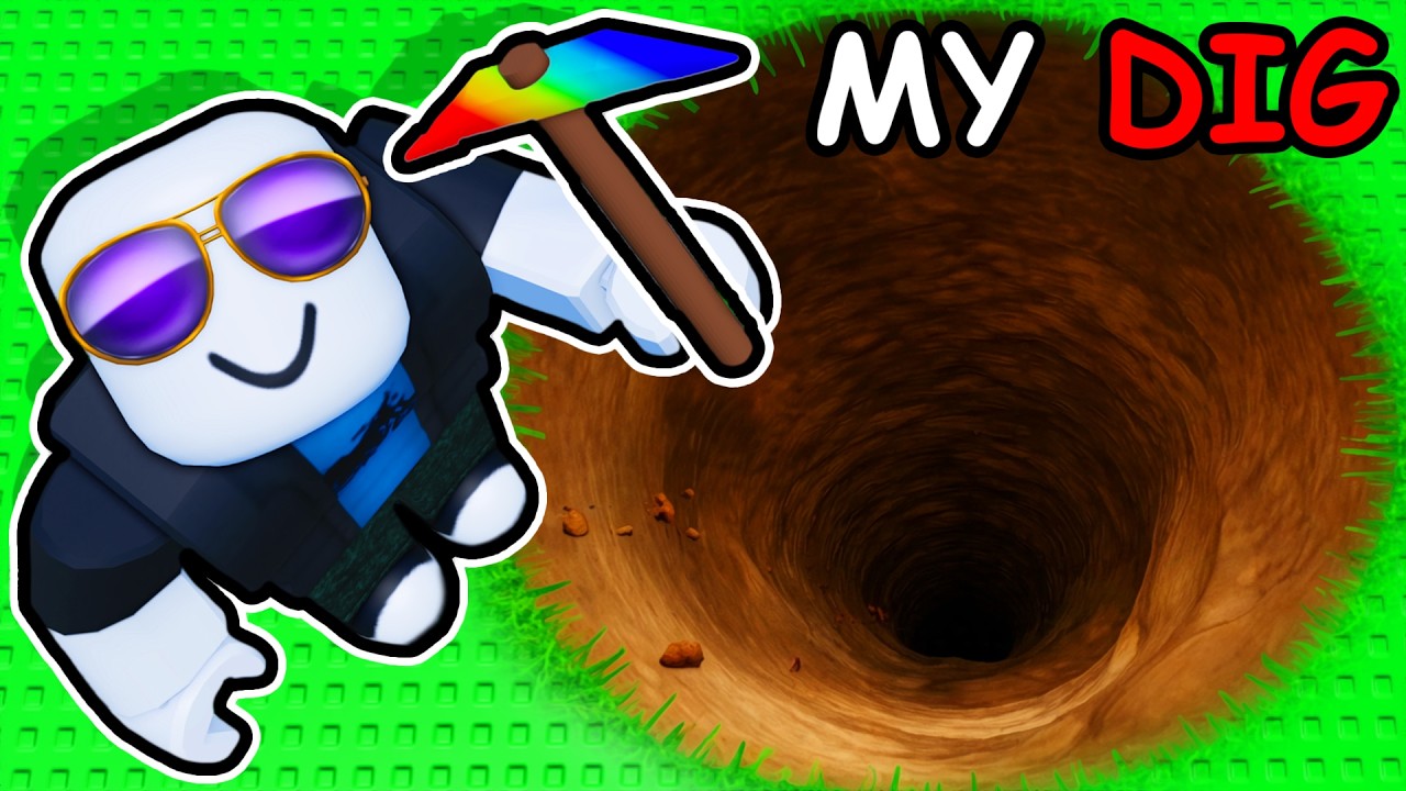 Digging to THE BOTTOM of EARTH in Roblox...