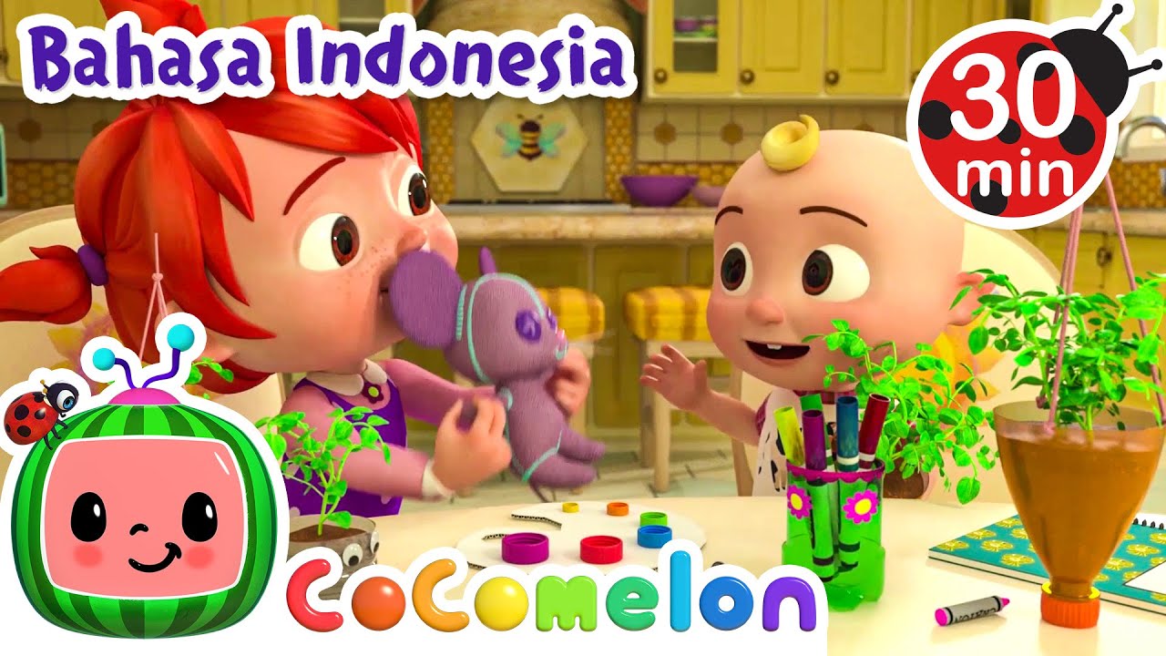 Ya Ya Lagu Selamatkan Bumi | CoComelon | Kartun dan Lagu Anak | Moonbug Kids Indonesia