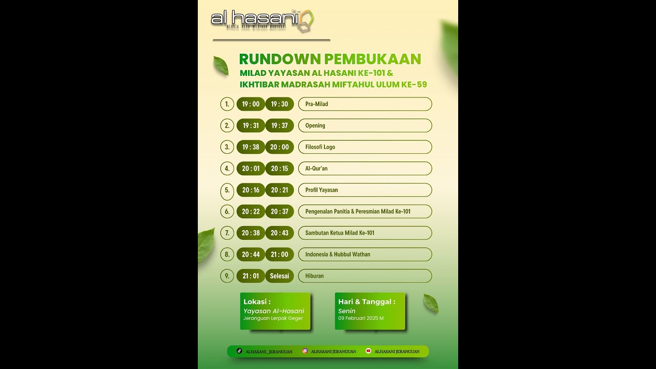 MILAD YAYASAN ALHASANI JERANGUAN KE-101