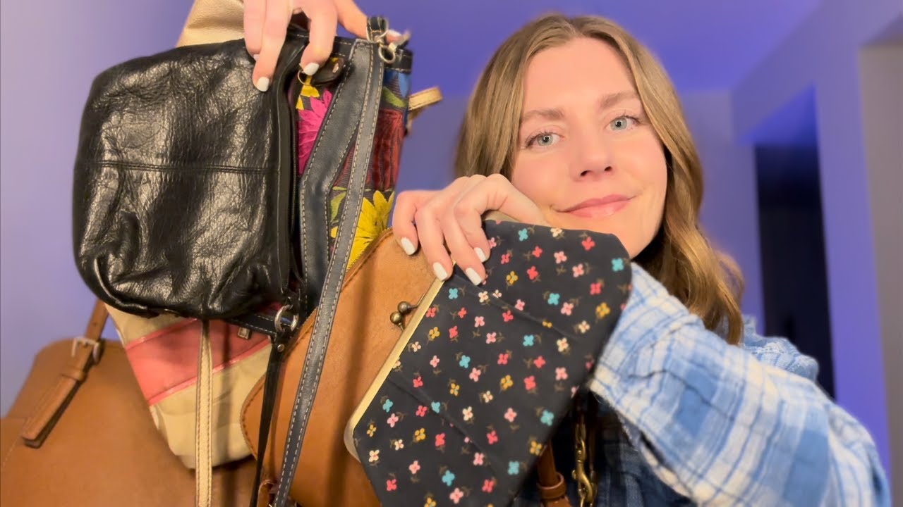 ASMR 👜 Old Bag Collection Sounds 😌 (No Talking)