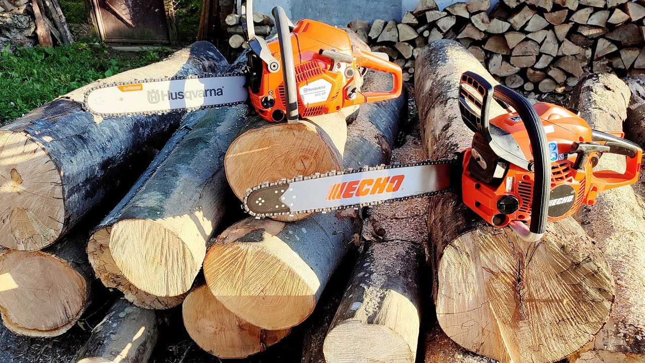 Echo 501sx and Husqvarna 543xp working