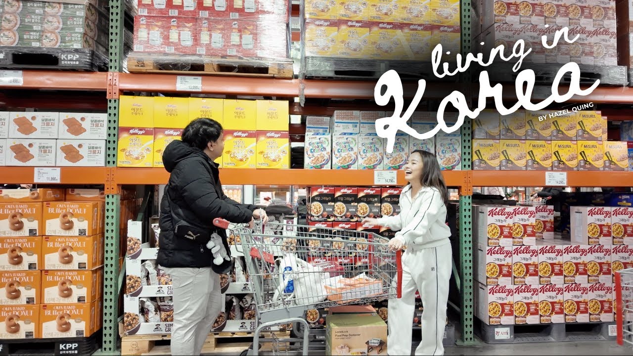 Living in Korea | Boyfriend cooks for me, Grocery at Costco Korea, Installing Japanese Bidet ✨