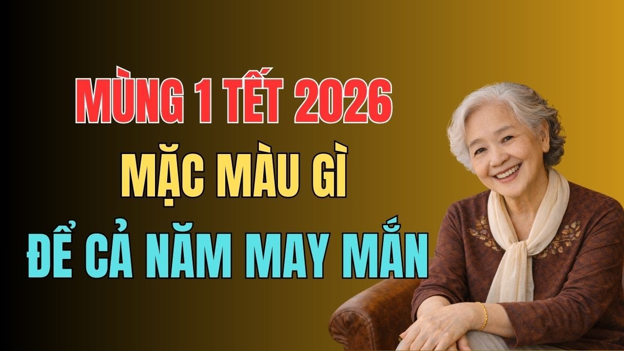 : Mùng 1 Tết 2026, Mặc Màu Gì Cho Cả Năm Bình An, Mọi Việc Hanh Thông .