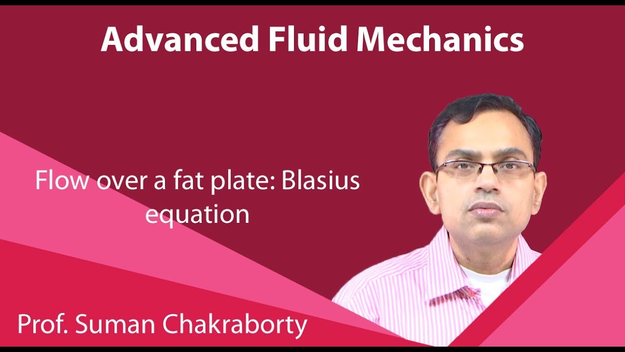 Lecture 36 : Flow over a fat plate: Blasius equation